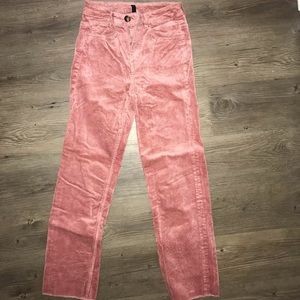 Pink Corduroy Pants